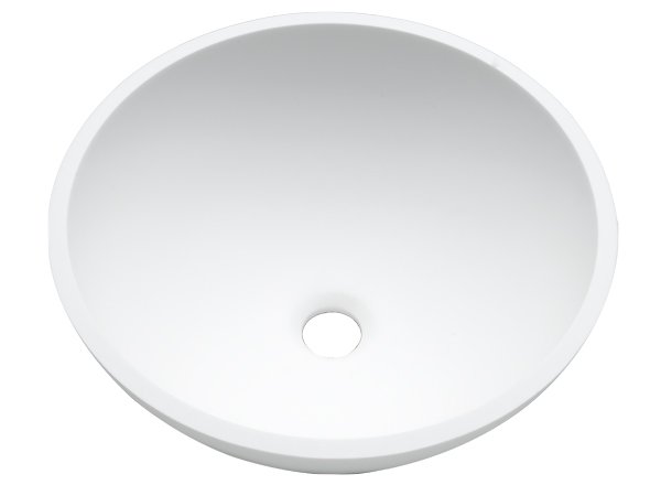  Solid Surface Wastafels Basic B209 - D37 cm